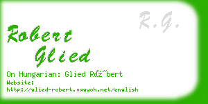 robert glied business card